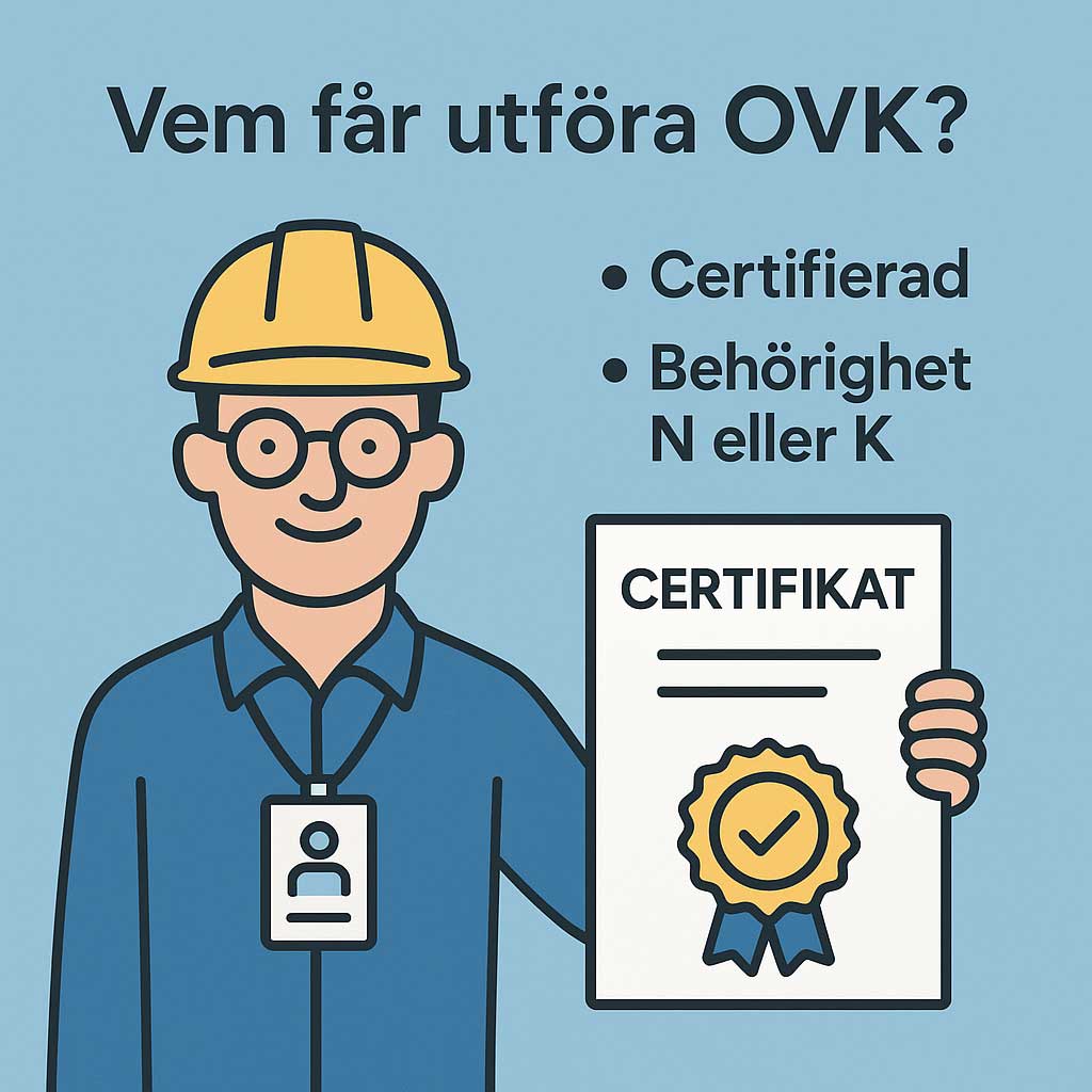 Vem får utföra OVK?
